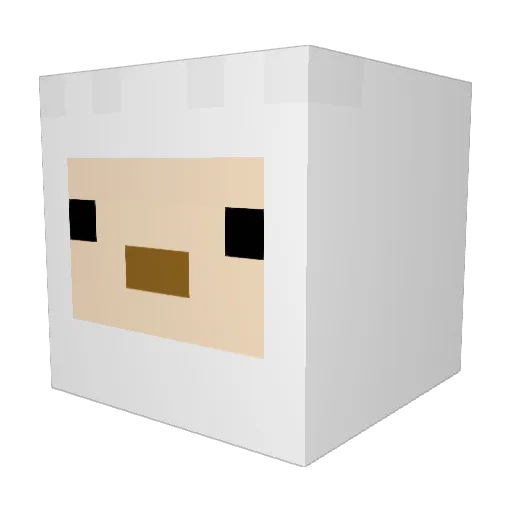 Yumyum516 Minecraft avatar head, 3D render