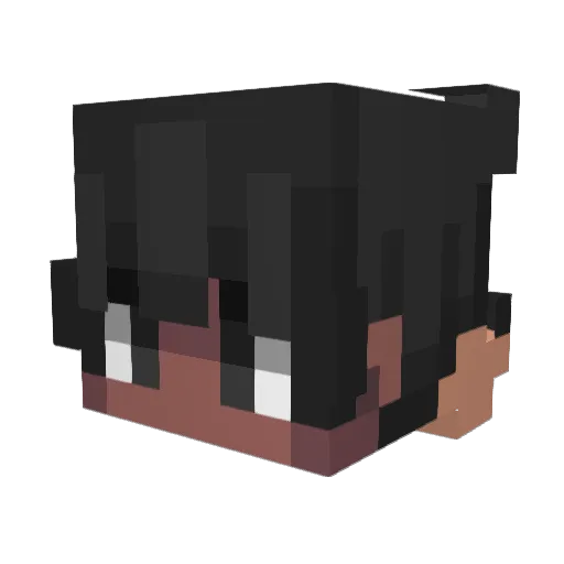 YungChopsJadegkr Minecraft avatar head, 3D render