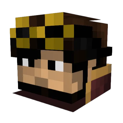 YungCnullz Minecraft avatar head, 3D render
