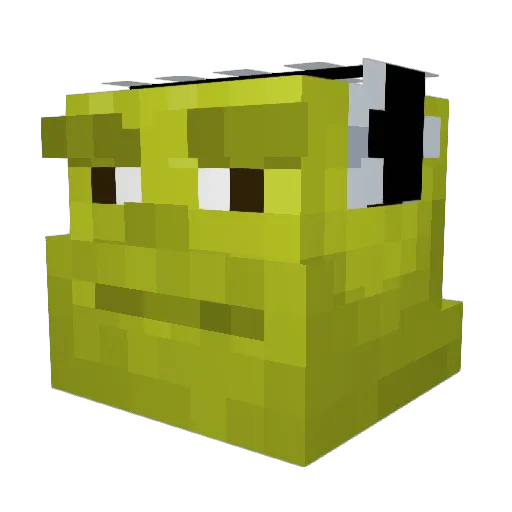 YungDF Minecraft avatar head, 3D render