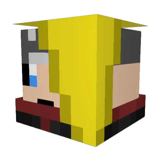 YungDolen Minecraft avatar head, 3D render