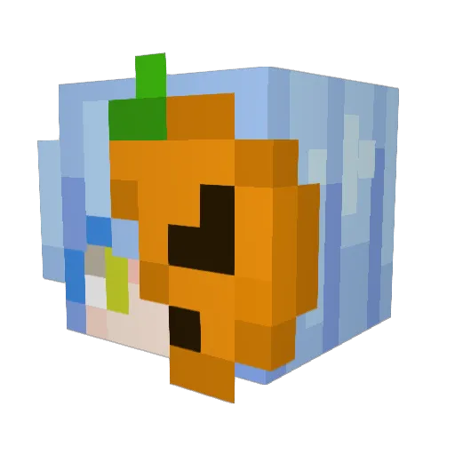 YungExodia Minecraft avatar head, 3D render