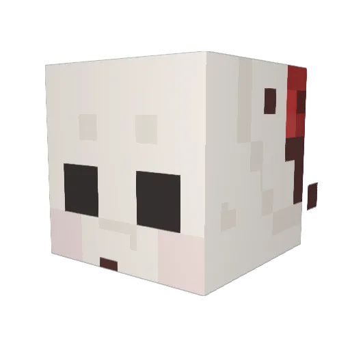 YungFizzle Minecraft avatar head, 3D render