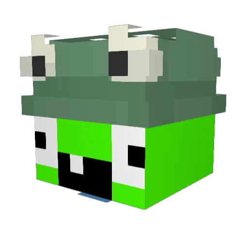 YungGummy Minecraft avatar head, 3D render