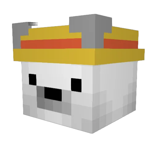 YungKeegan Minecraft avatar head, 3D render