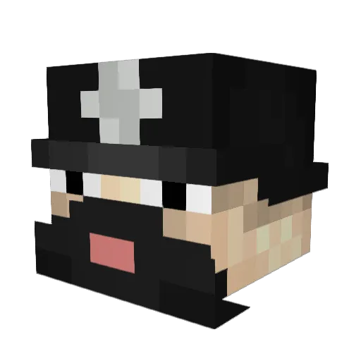 YungKikkoman Minecraft avatar head, 3D render