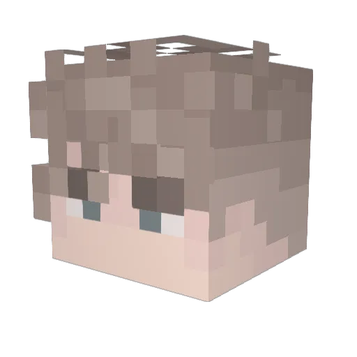 YungKyroxd Minecraft avatar head, 3D render
