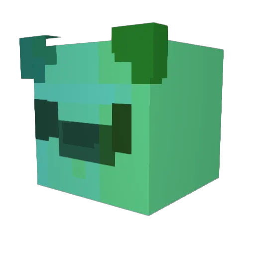 YungLewy Minecraft avatar head, 3D render