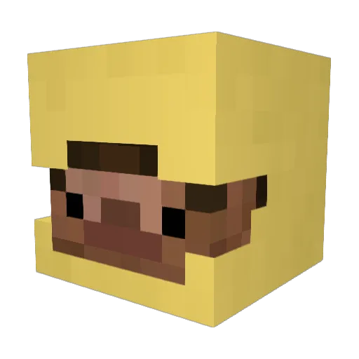 YungMasterLee Minecraft avatar head, 3D render