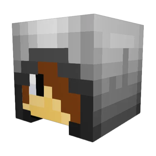 YungMitch93 Minecraft avatar head, 3D render