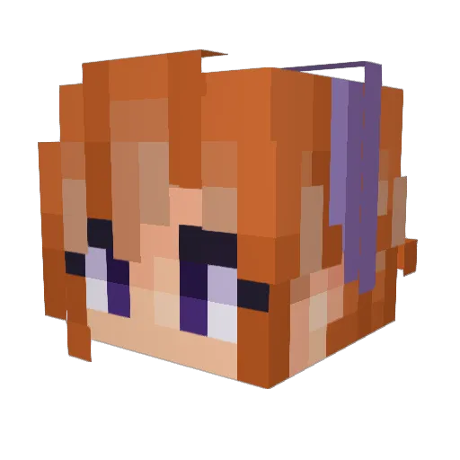 YungObe Minecraft avatar head, 3D render