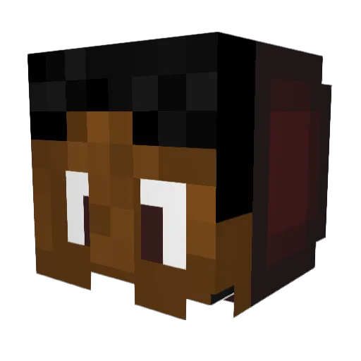 YungSabeji Minecraft avatar head, 3D render