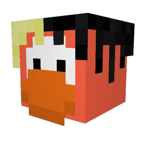YungSandwiichh Minecraft avatar head, 3D render