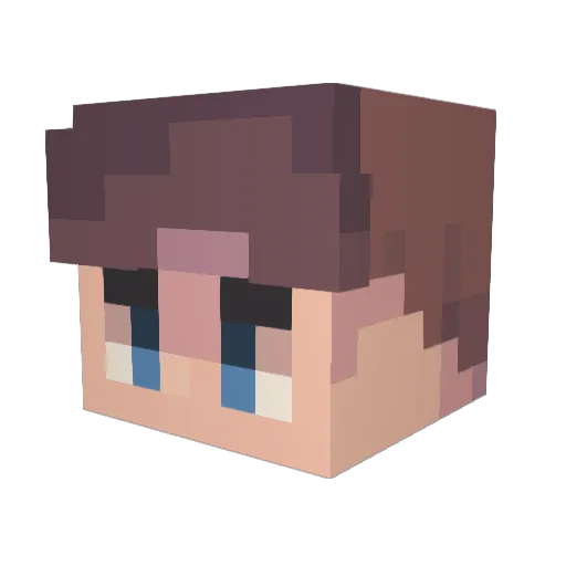 YungSarlacc Minecraft avatar head, 3D render