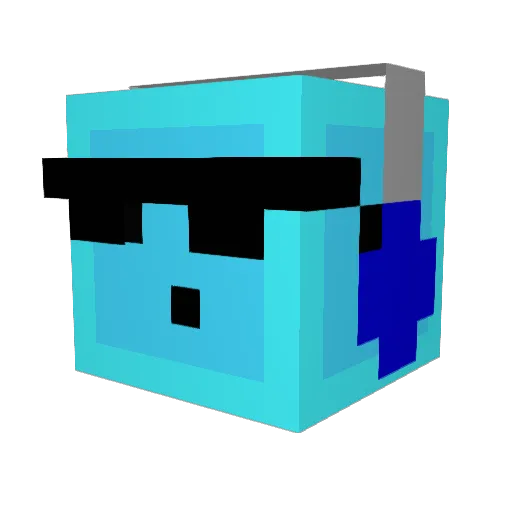 YungTaco Minecraft avatar head, 3D render