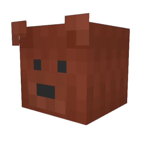 YungThugGerson Minecraft avatar head, 3D render