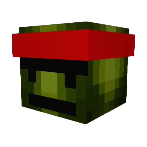 YungTortoise Minecraft avatar head, 3D render