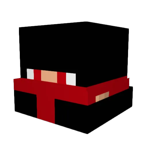 YungTweaker Minecraft avatar head, 3D render