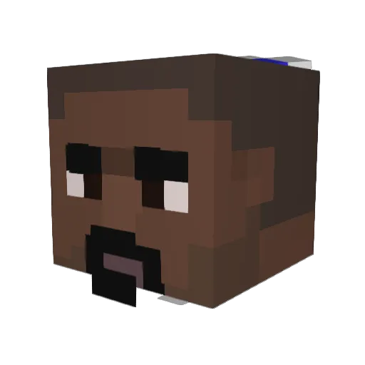 YungVerme Minecraft avatar head, 3D render