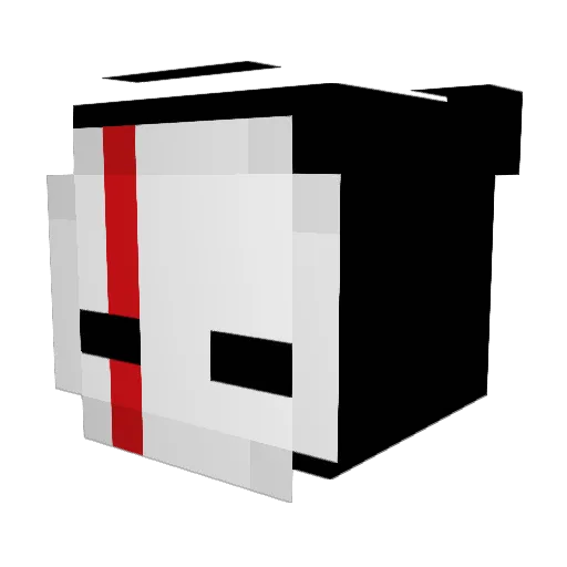 YungVik Minecraft avatar head, 3D render