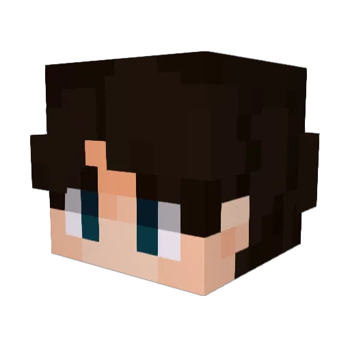 YungXeeta Minecraft avatar head, 3D render