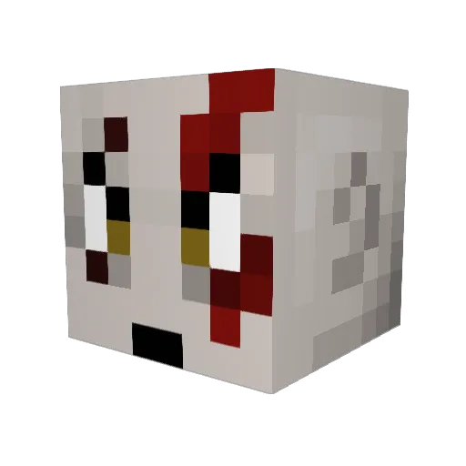 Yung_Prodigy Minecraft avatar head, 3D render