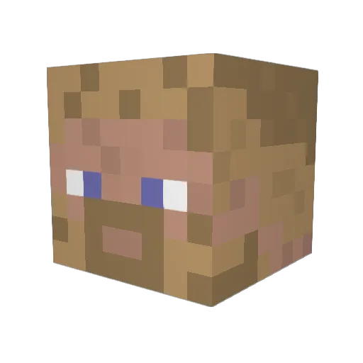 Yungstar2001 Minecraft avatar head, 3D render