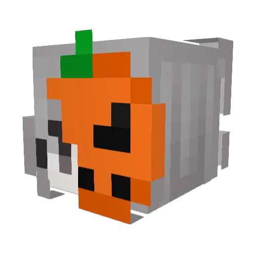Yungware Minecraft avatar head, 3D render