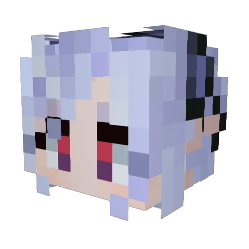 Yunlin_0329 Minecraft avatar head, 3D render