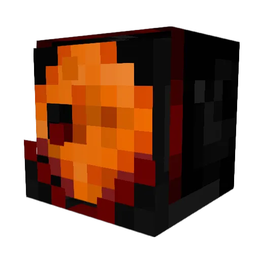 Yuno4You Minecraft avatar head, 3D render