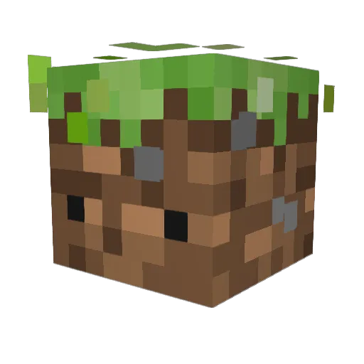 Yunsed01 Minecraft avatar head, 3D render