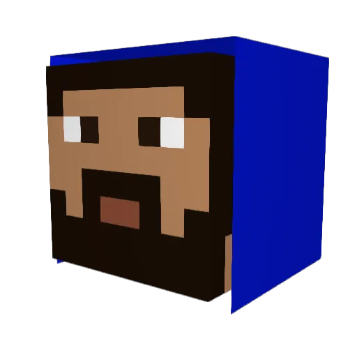 Yunusemre7733 Minecraft avatar head, 3D render
