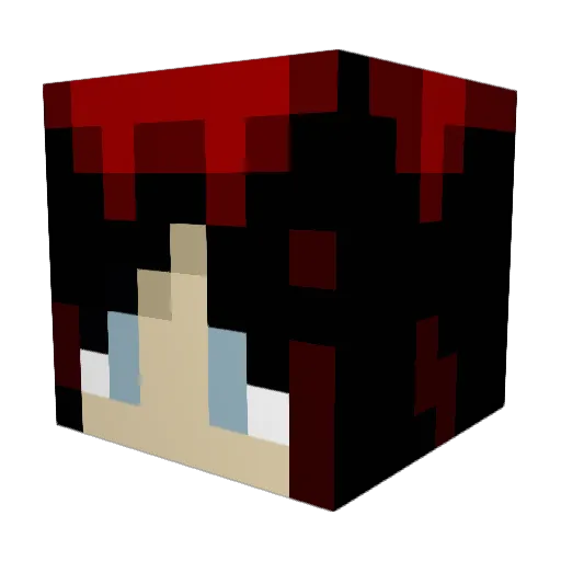 Yur1k00 Minecraft avatar head, 3D render