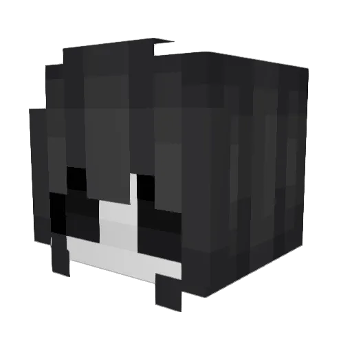 Yur3i_P Minecraft avatar head, 3D render