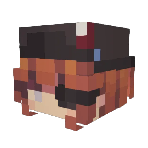 Yura_9 Minecraft avatar head, 3D render