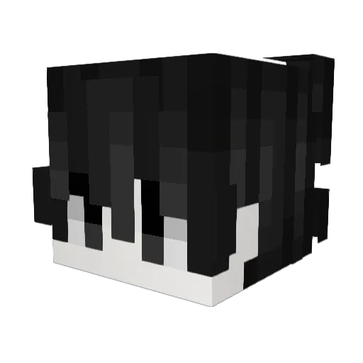 Yurei147 Minecraft avatar head, 3D render