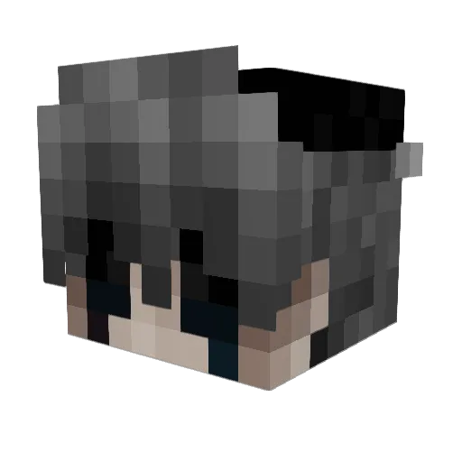 YuriBrito Minecraft avatar head, 3D render