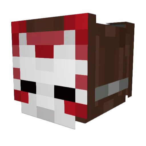 YuriChan__ Minecraft avatar head, 3D render