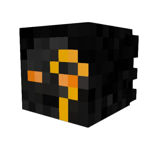 Yuri_O Minecraft avatar head, 3D render