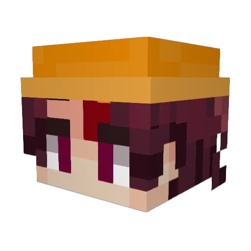 Yuri_Yoshii Minecraft avatar head, 3D render