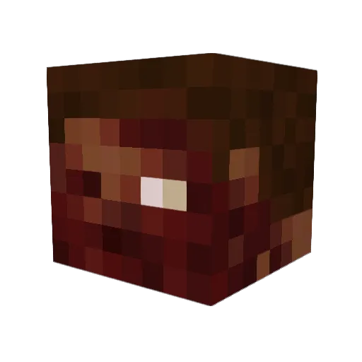 Yurinator Minecraft avatar head, 3D render