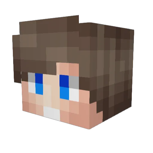 YuristNazarko Minecraft avatar head, 3D render