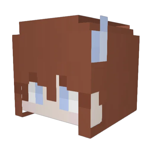 Yuriyoung_1618 Minecraft avatar head, 3D render