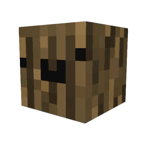 YuruyenLevye Minecraft avatar head, 3D render