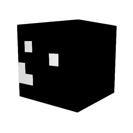 Yurxbtw Minecraft avatar head, 3D render