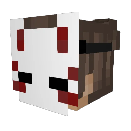 Yusaik0 Minecraft avatar head, 3D render