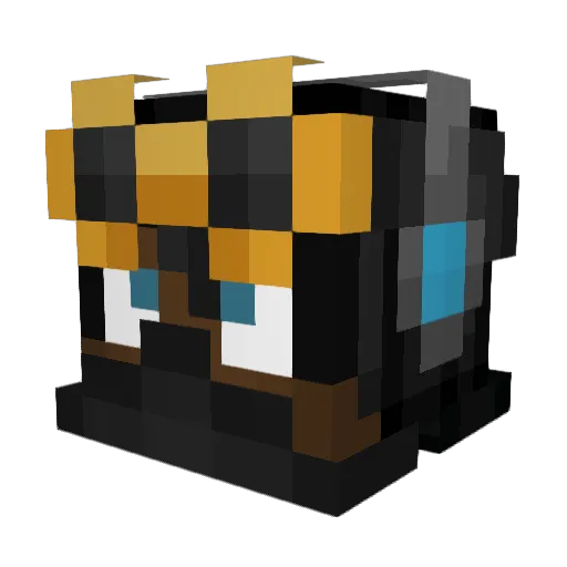 Yusefthebest Minecraft avatar head, 3D render
