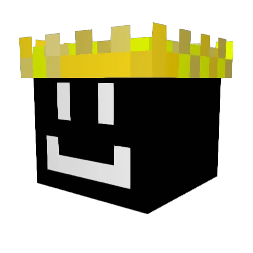 Yusfgamesout Minecraft avatar head, 3D render