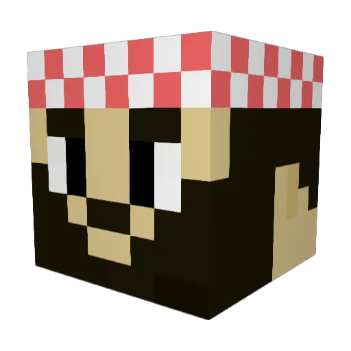 YusufAbi23 Minecraft avatar head, 3D render