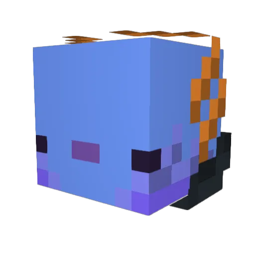 Yusufege444 Minecraft avatar head, 3D render